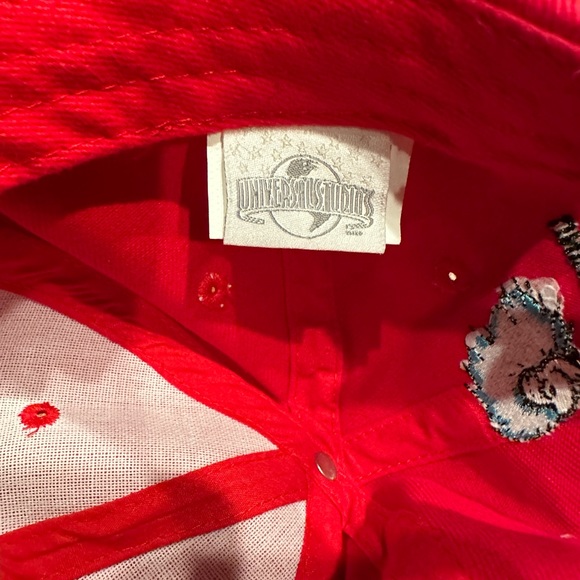 Dr Seuss Thing 2 Hat Cap Universal Studios Red Adult Adjustable - Picture 4 of 5